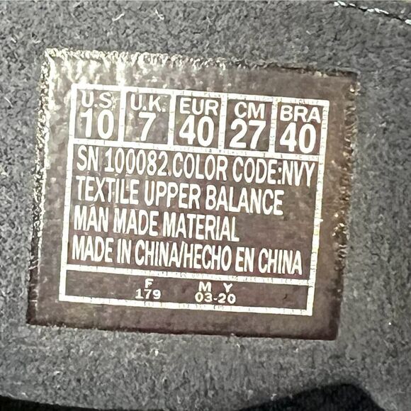 SKECHERS Air Cooled Memory Foam Womens 10 Navy Blue Fabric Lace Up Sneaker Flats - Picture 10 of 11